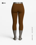 Pantacourt Leggings - Brown