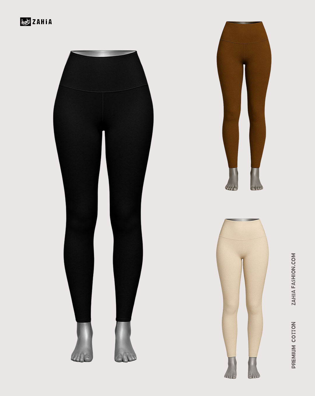Leggings Mix Colors - 3 Pcs