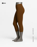 Pantacourt Leggings - Brown