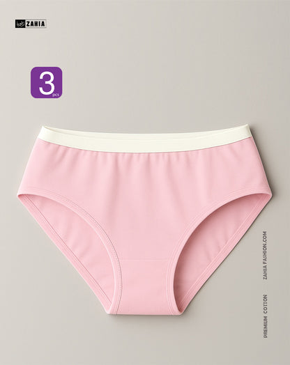 Brief Pantie - Rose 3 Pcs