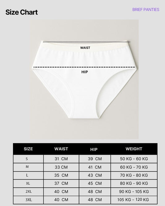 Brief Pantie - Baby Blue 3 Pcs