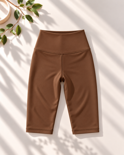 Pantacourt Leggings - Brown