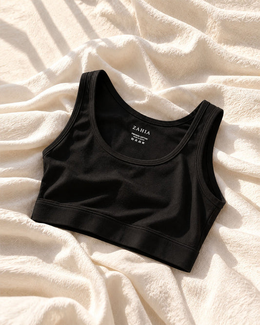 Soft Bra Top - Black