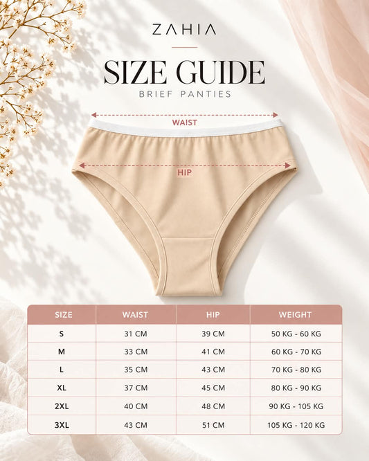Brief Pantie - Mint Green 3 Pcs