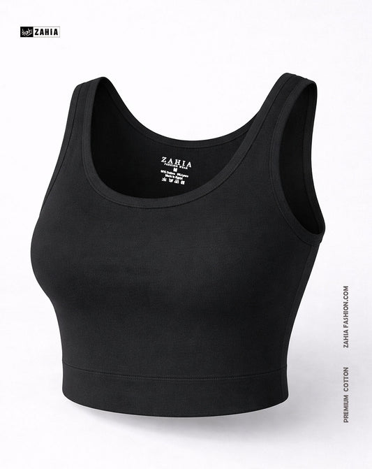 Soft Bra Top - Black